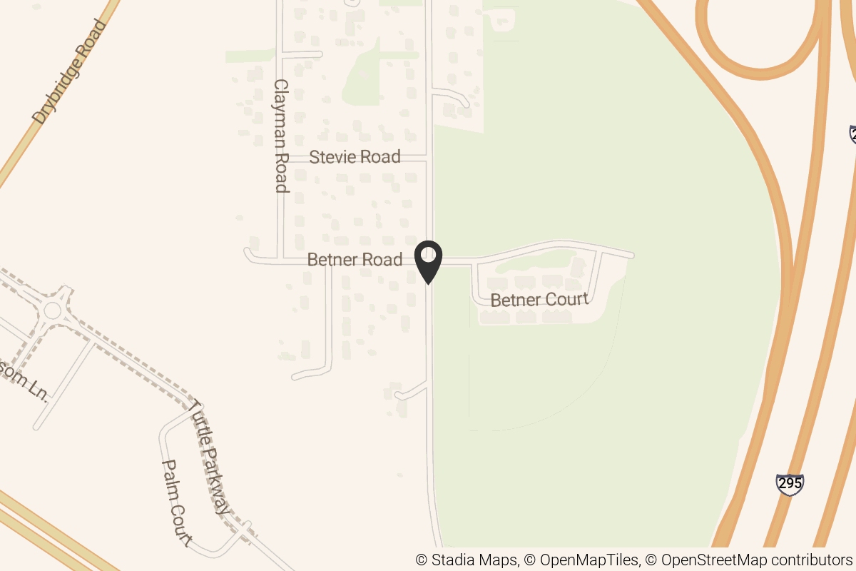 Map with location marker