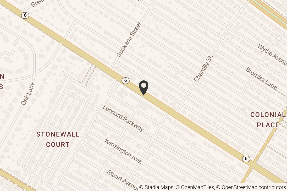 Map with location marker