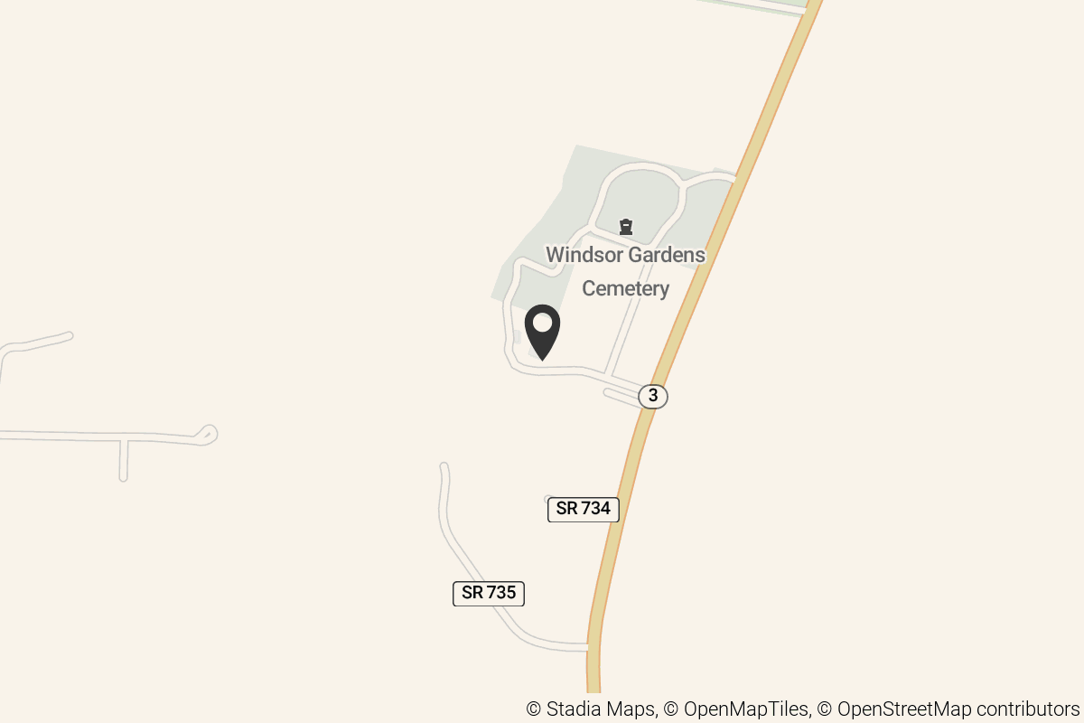 Map with location marker