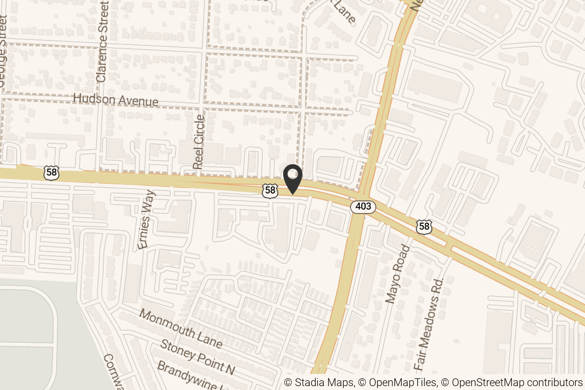 Map with location marker