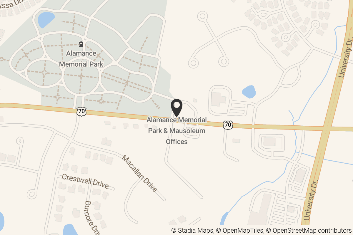 Map with location marker