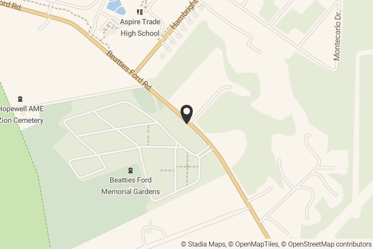 Map with location marker