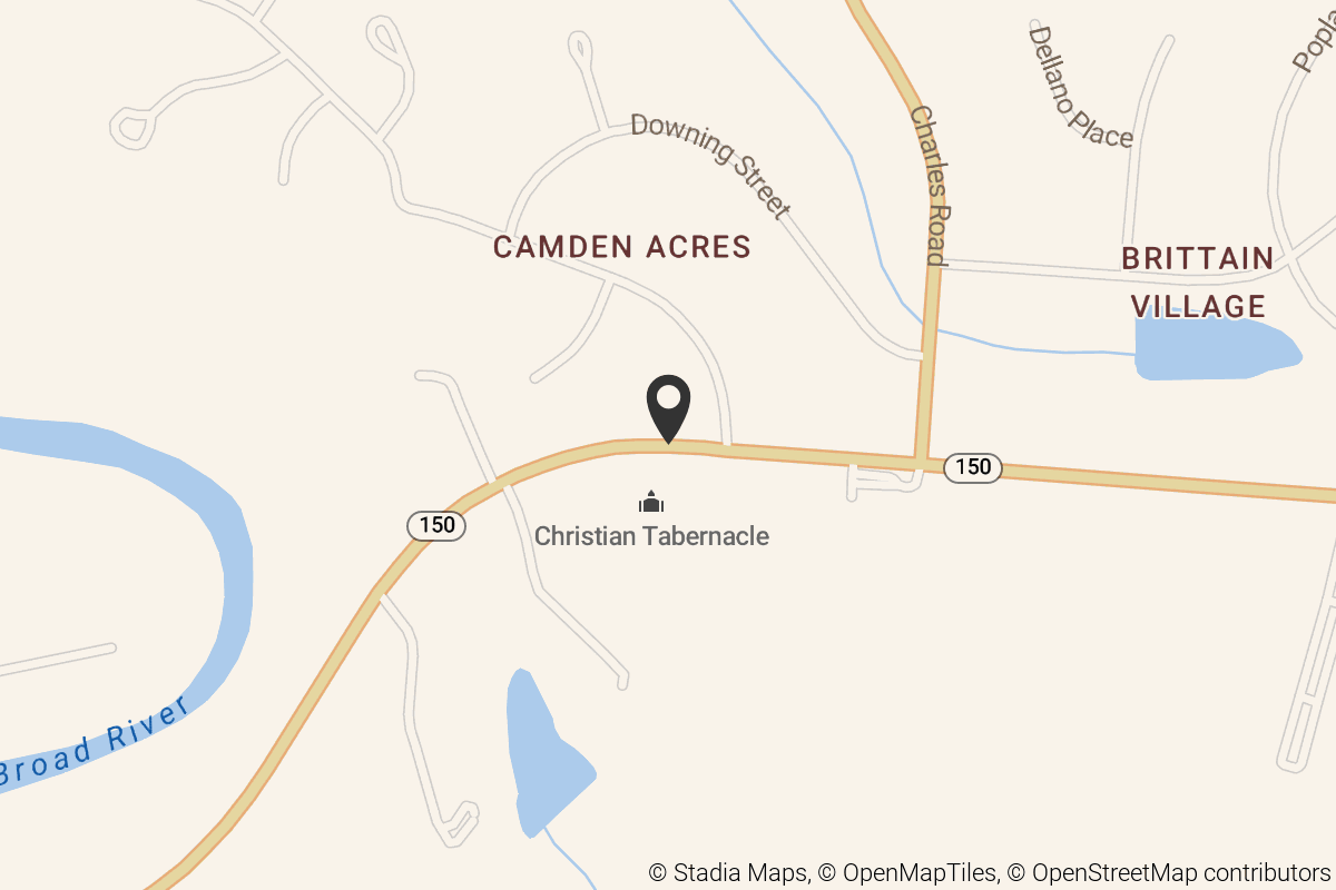 Map with location marker