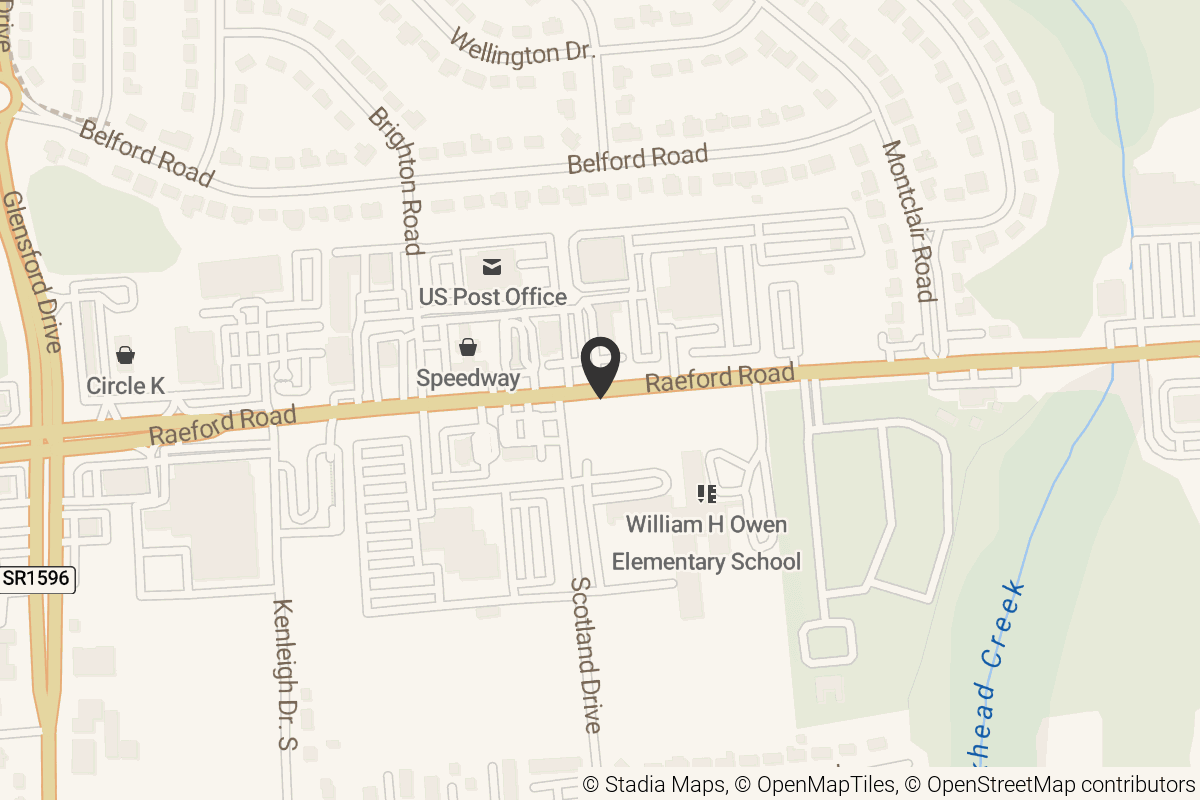 Map with location marker