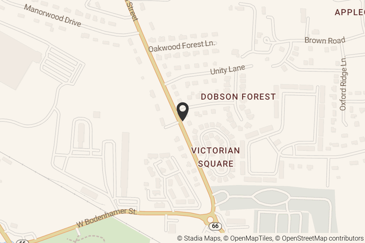 Map with location marker