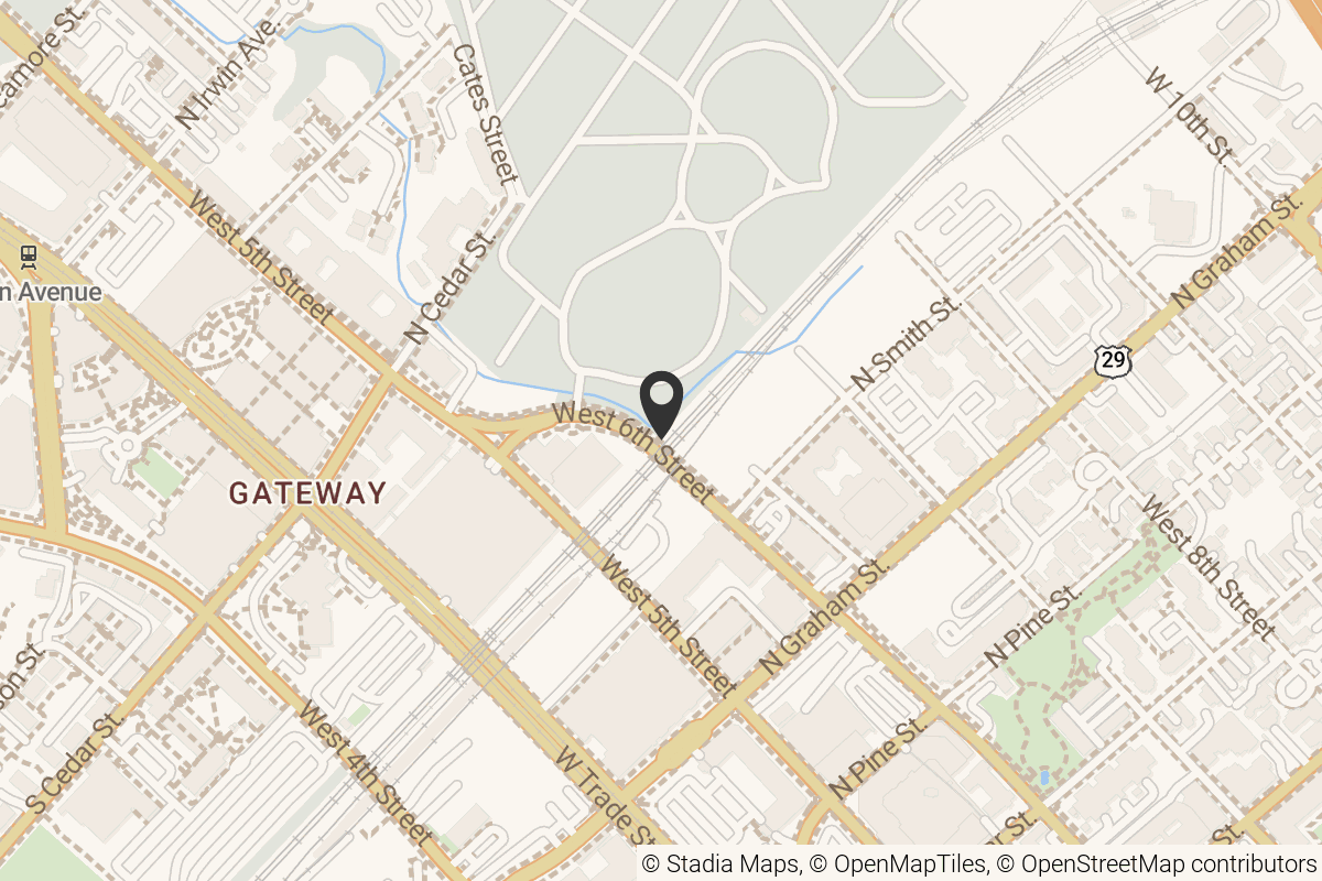 Map with location marker