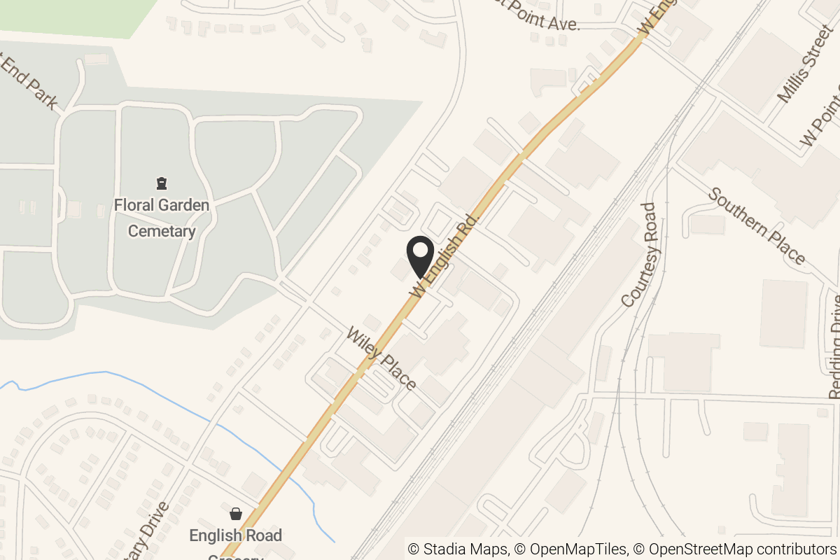 Map with location marker