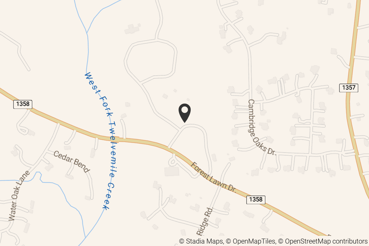 Map with location marker