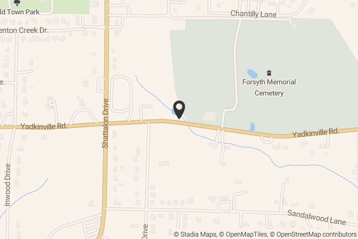 Map with location marker