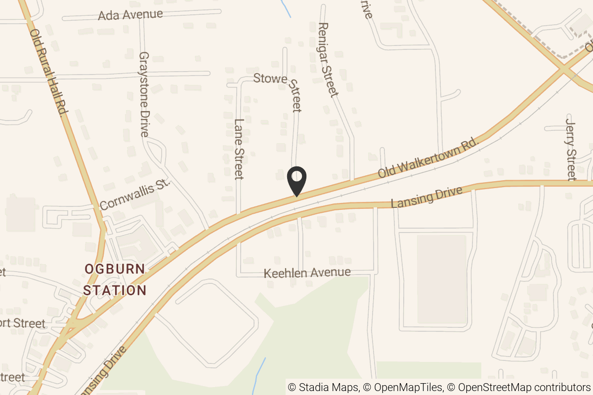 Map with location marker