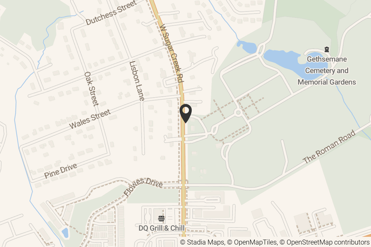 Map with location marker