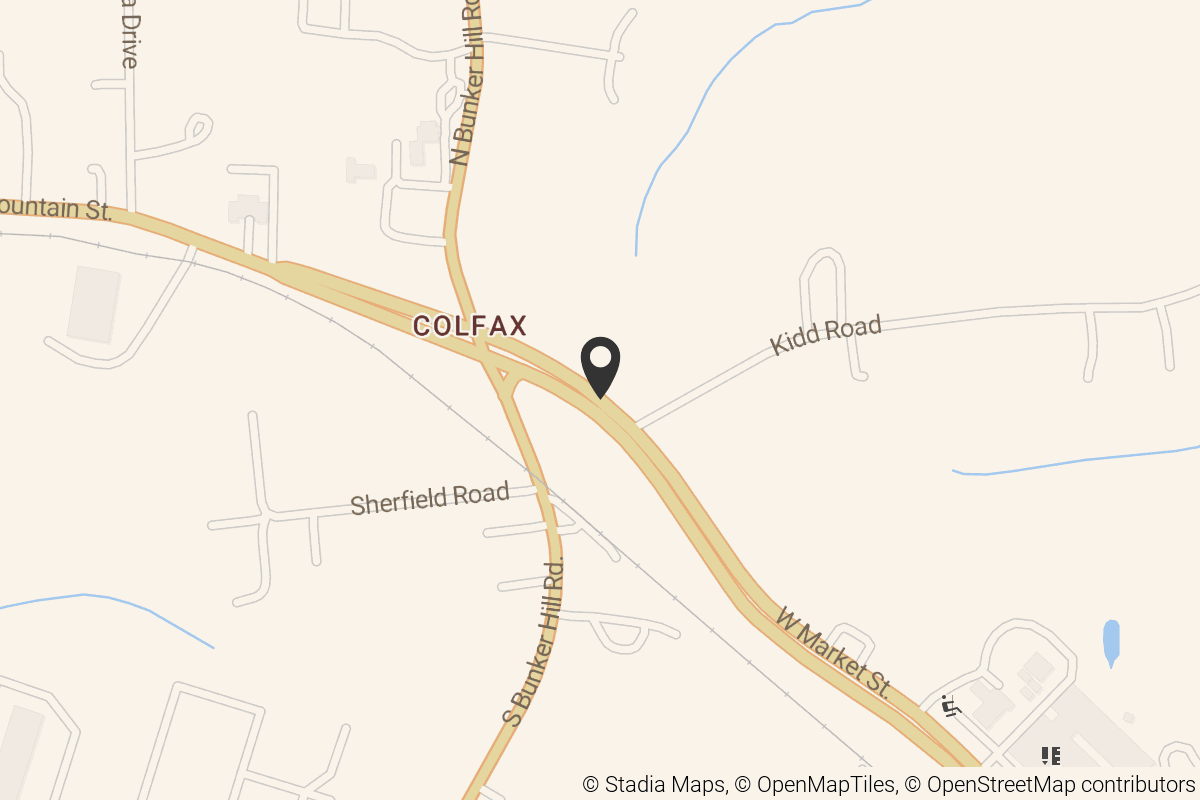 Map with location marker