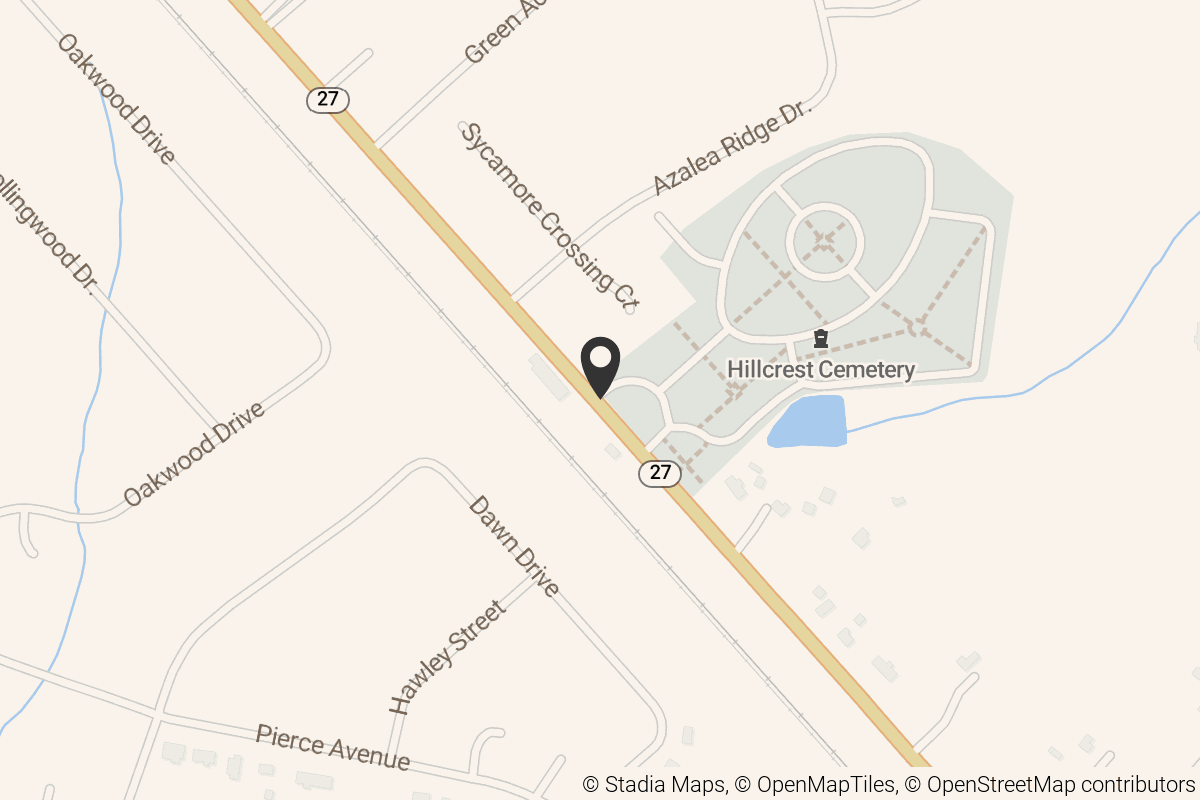 Map with location marker