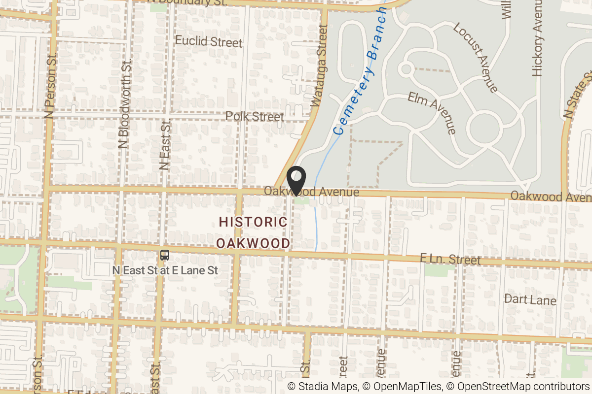 Map with location marker