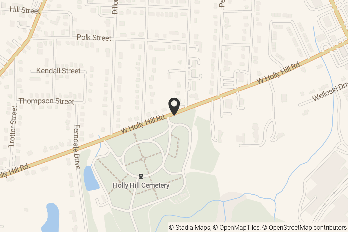 Map with location marker