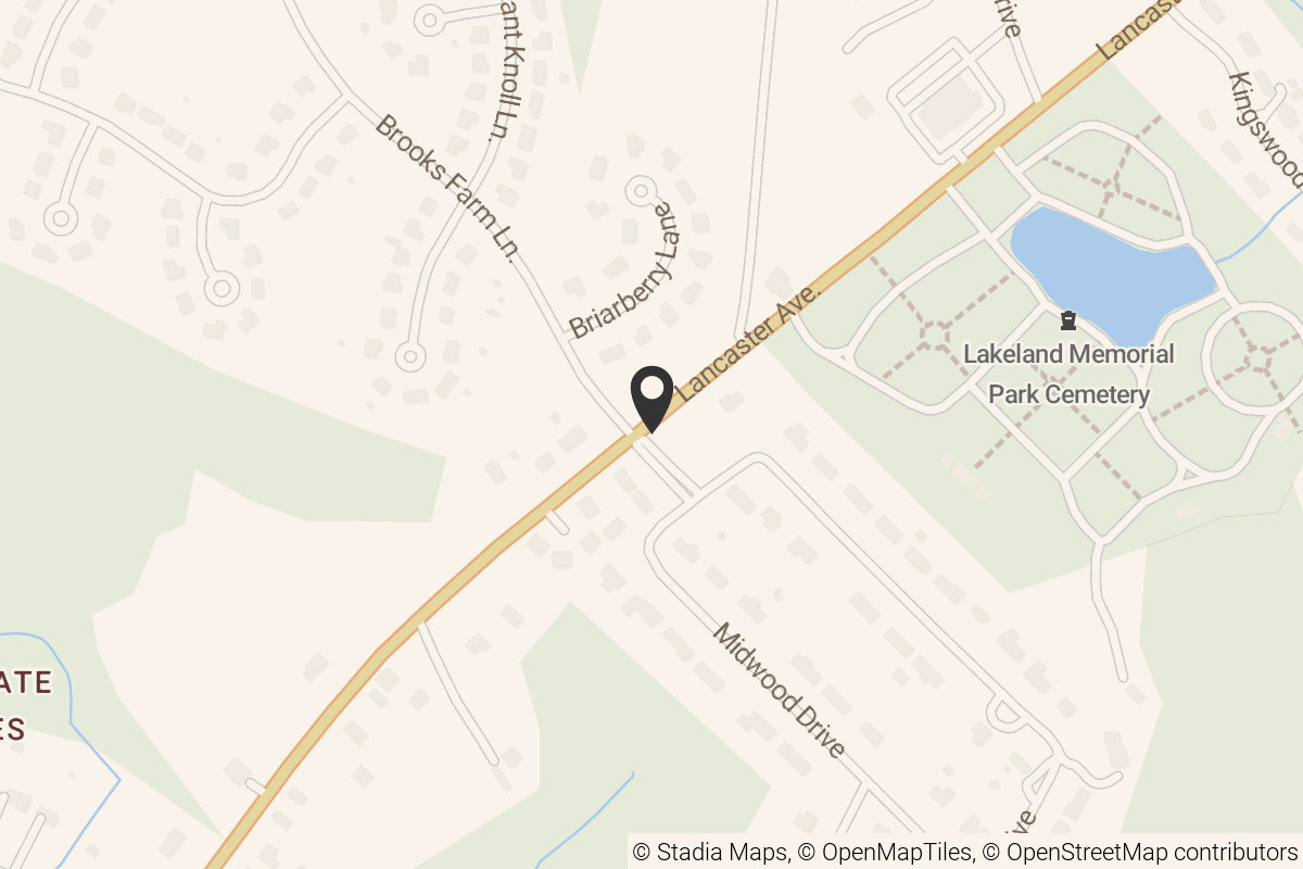 Map with location marker