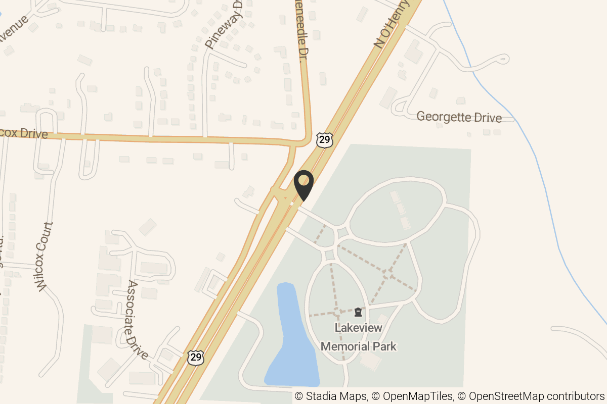 Map with location marker