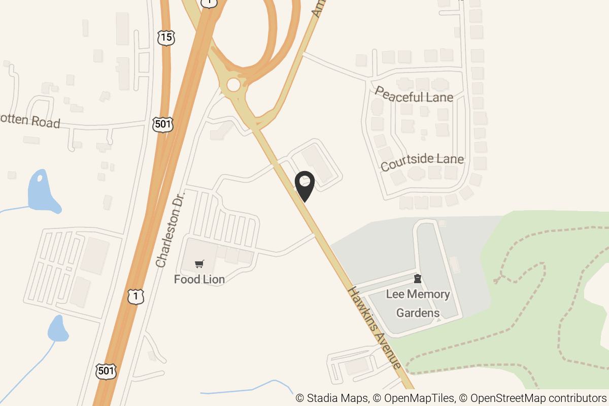 Map with location marker