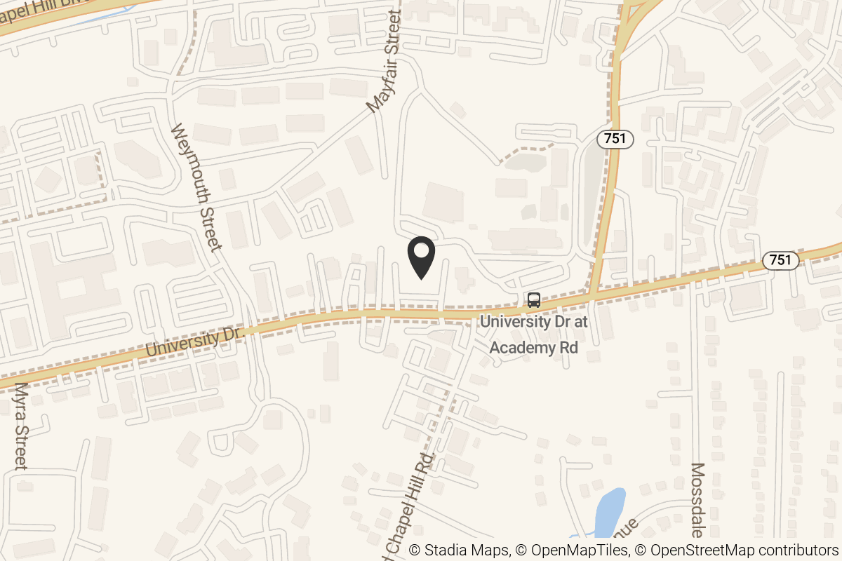 Map with location marker