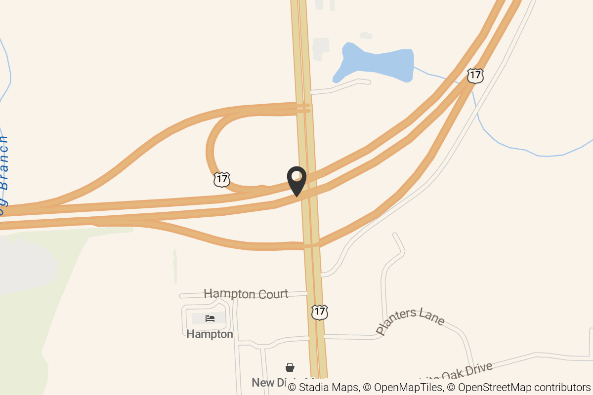 Map with location marker