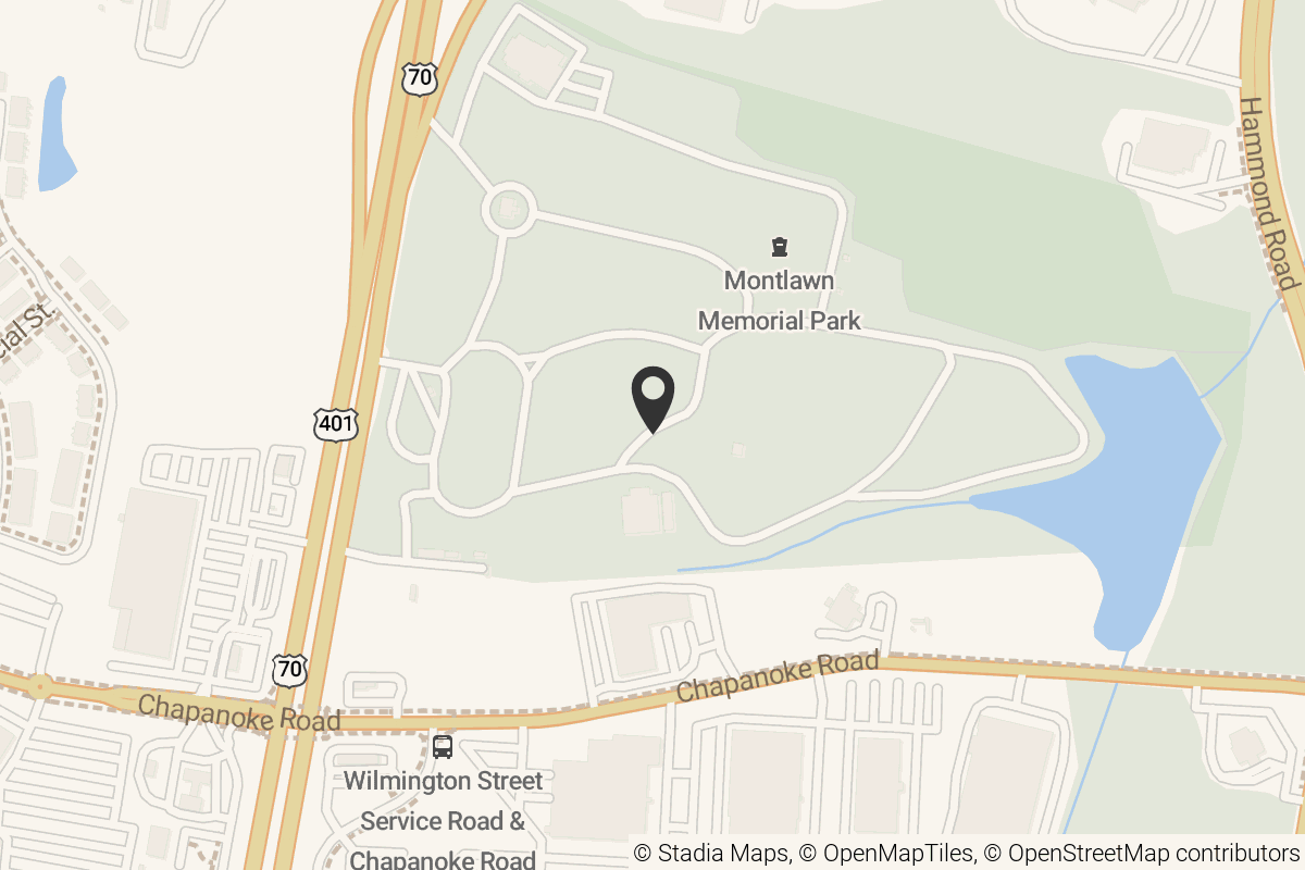 Map with location marker