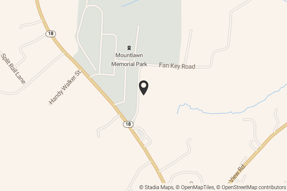 Map with location marker