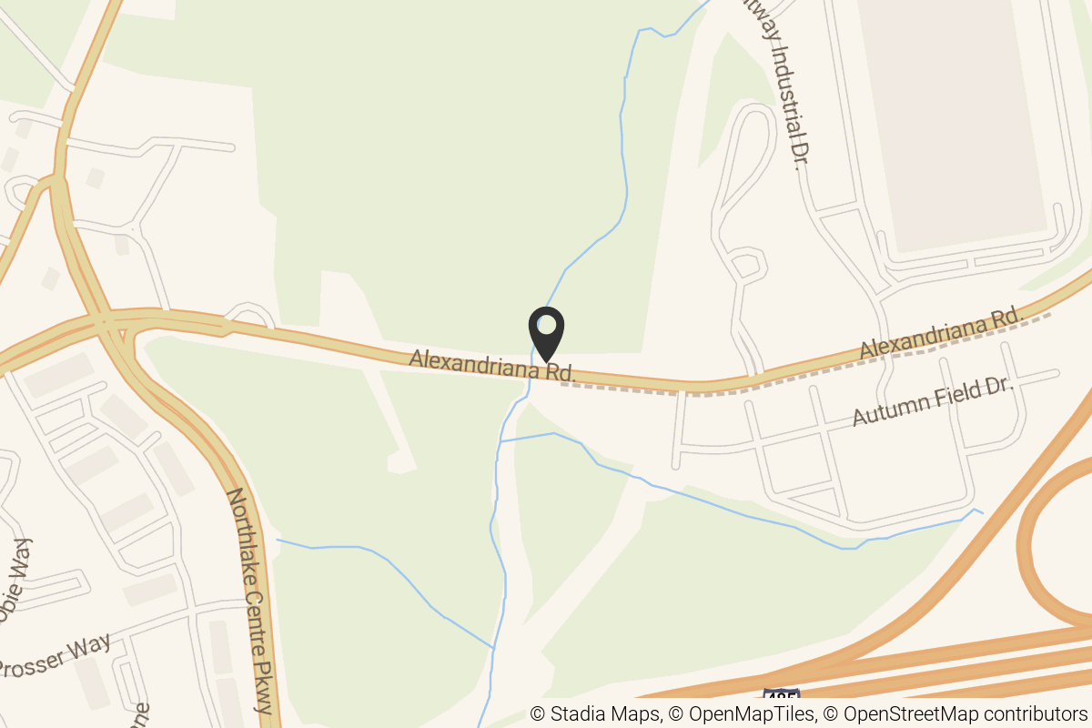 Map with location marker