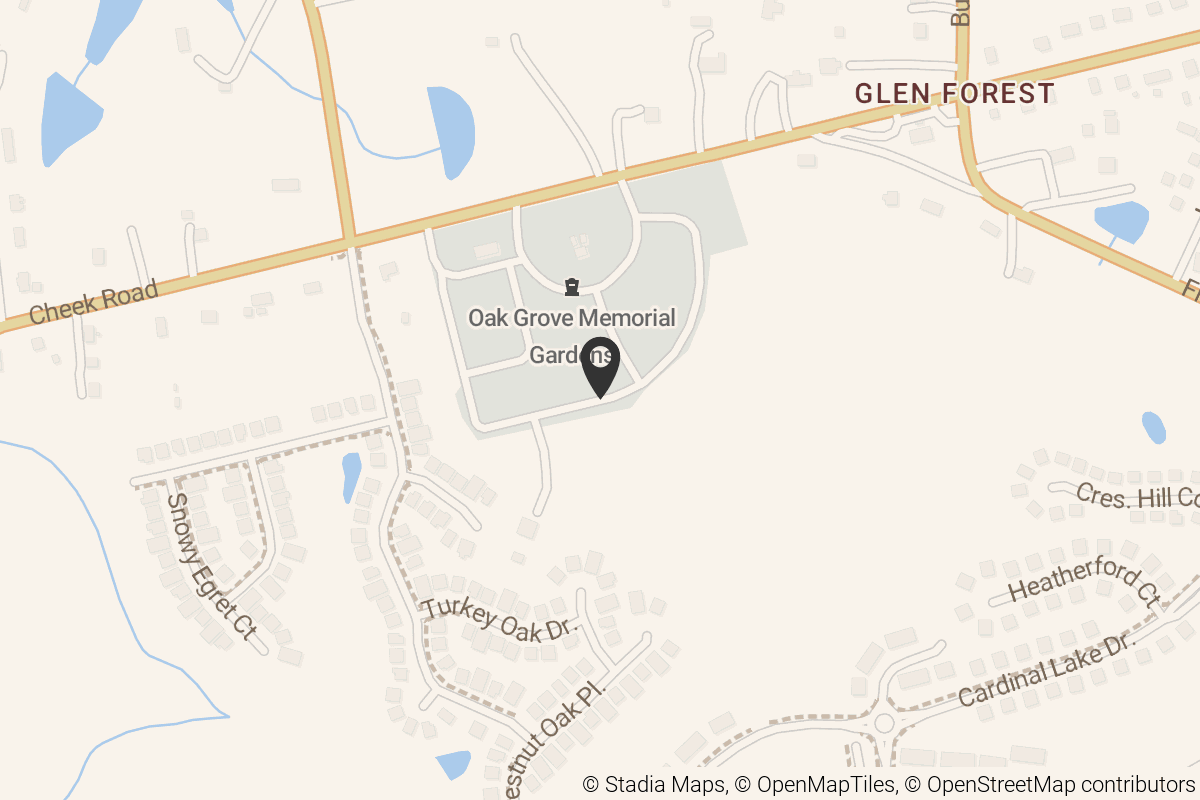 Map with location marker