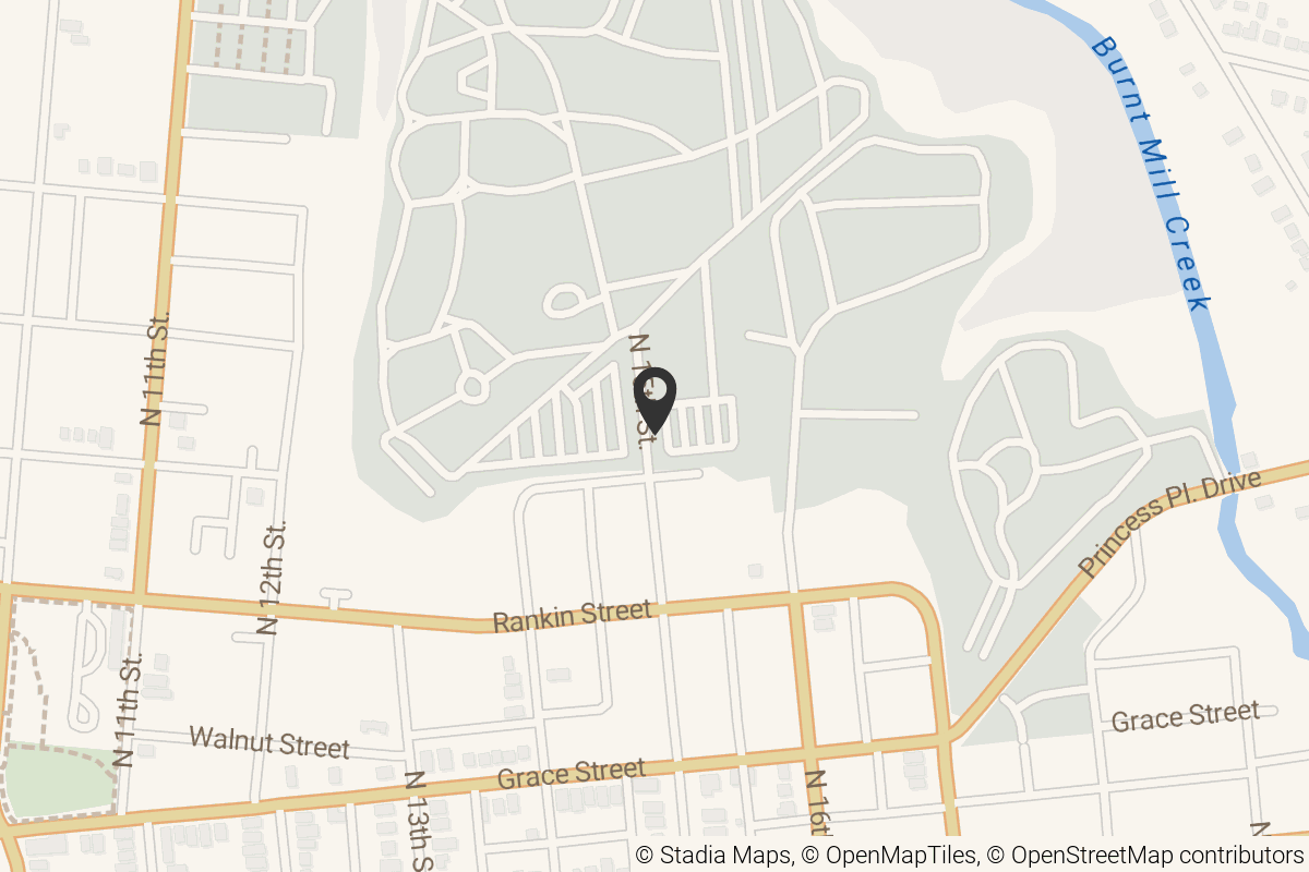 Map with location marker