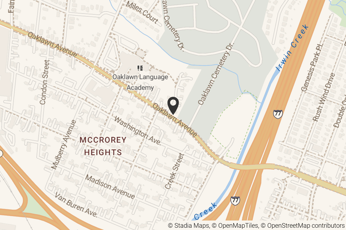 Map with location marker