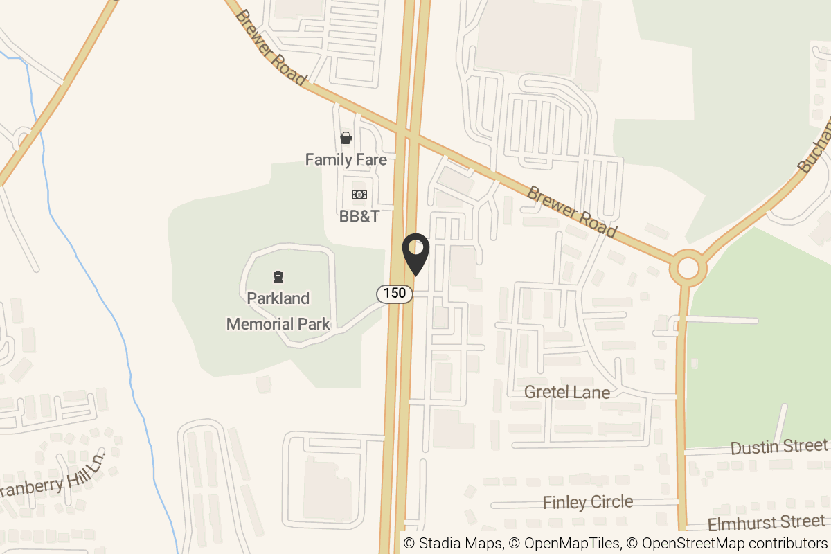 Map with location marker