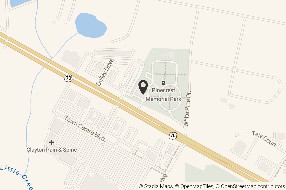 Map with location marker