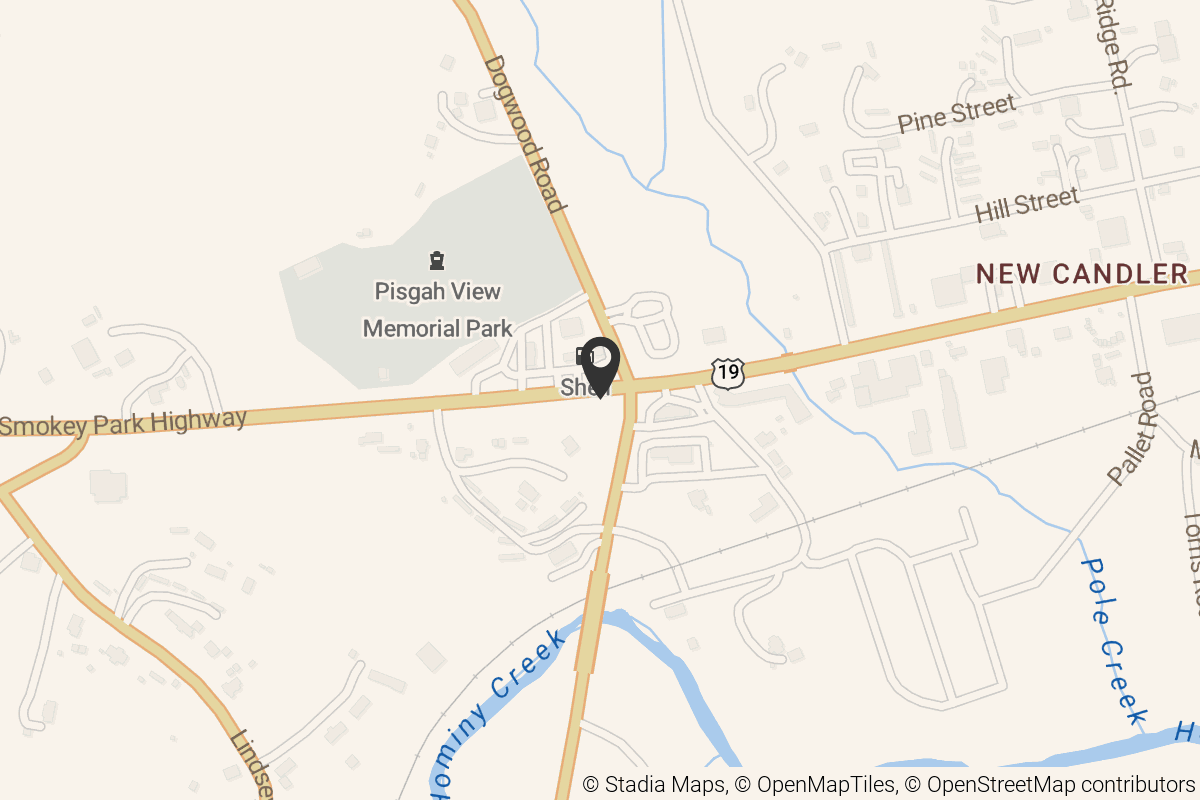 Map with location marker