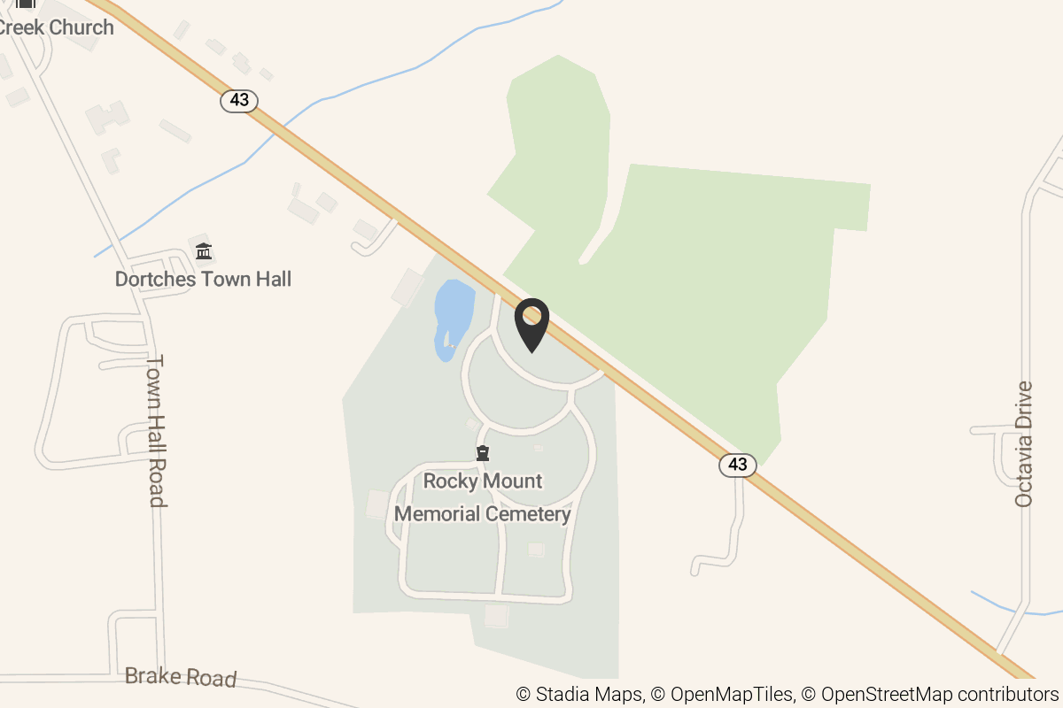 Map with location marker