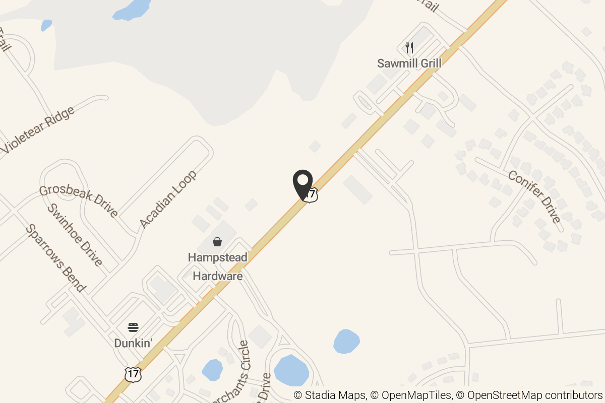 Map with location marker