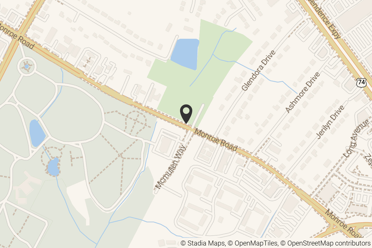 Map with location marker