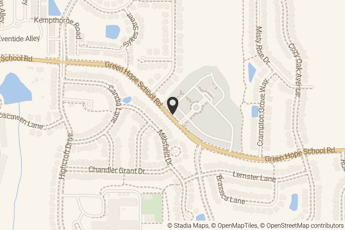 Map with location marker