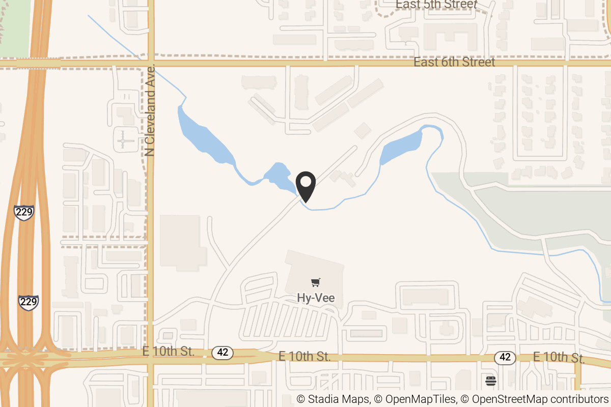 Map with location marker