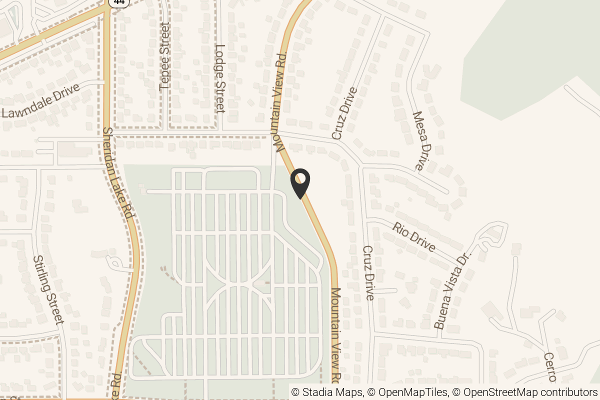 Map with location marker