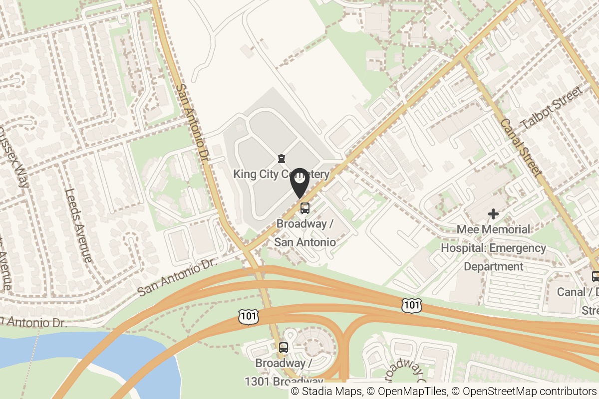 Map with location marker