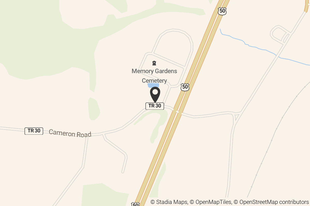 Map with location marker