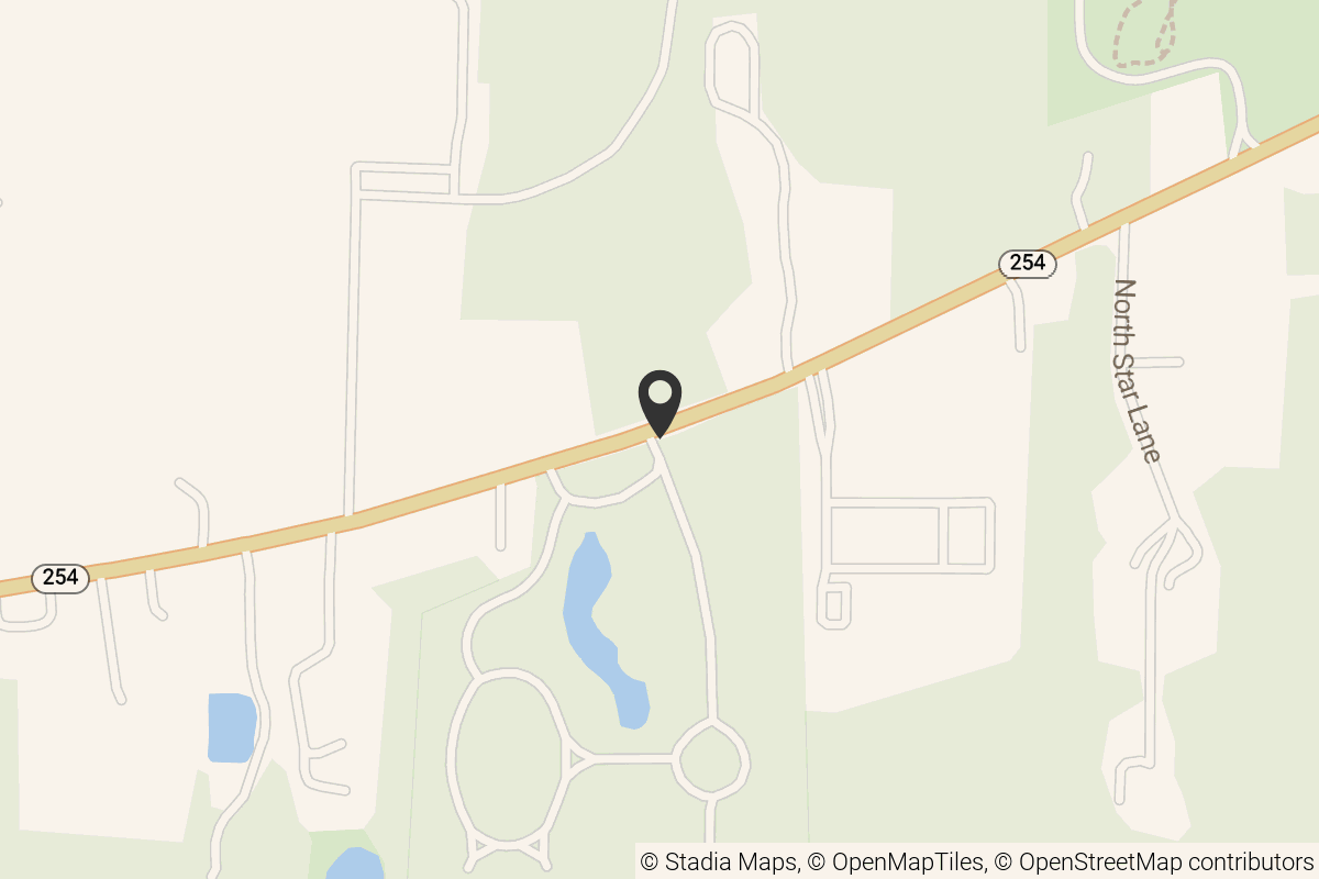 Map with location marker