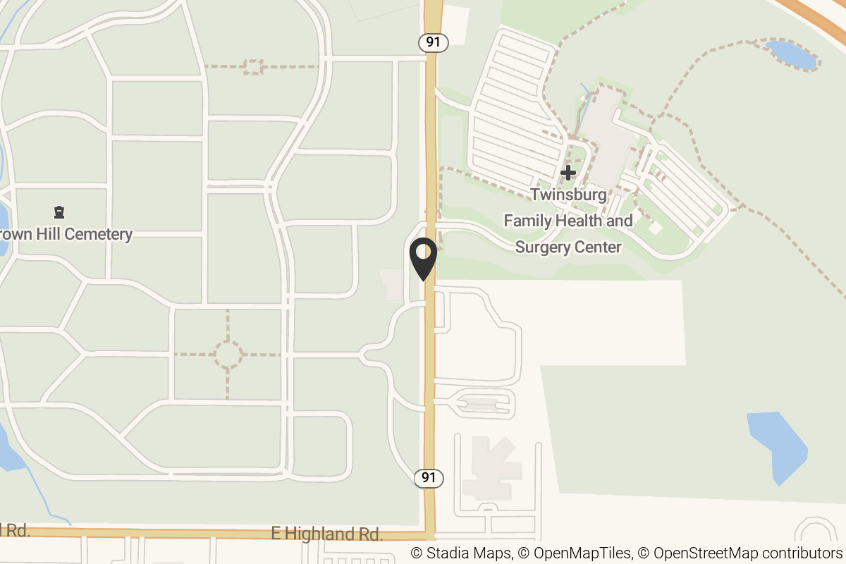 Map with location marker