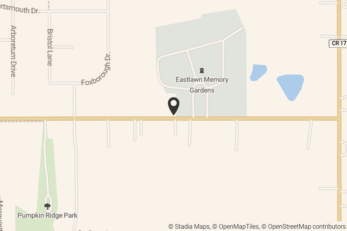 Map with location marker