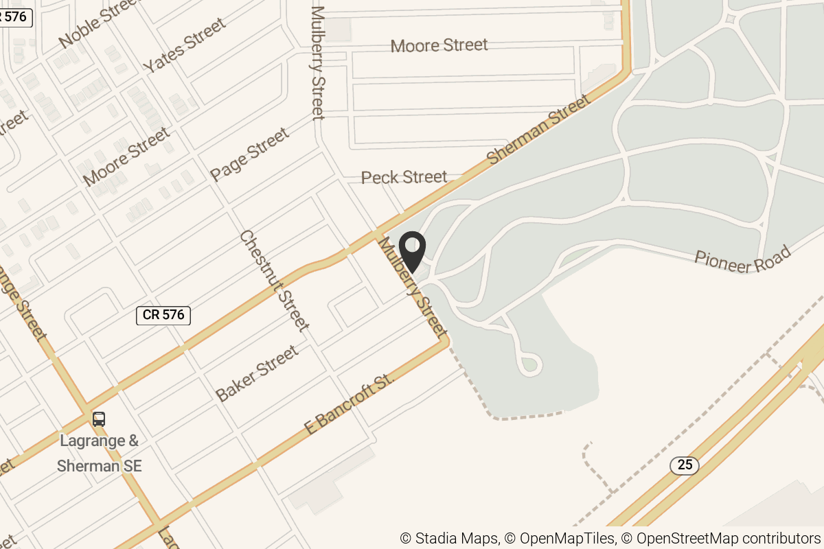 Map with location marker