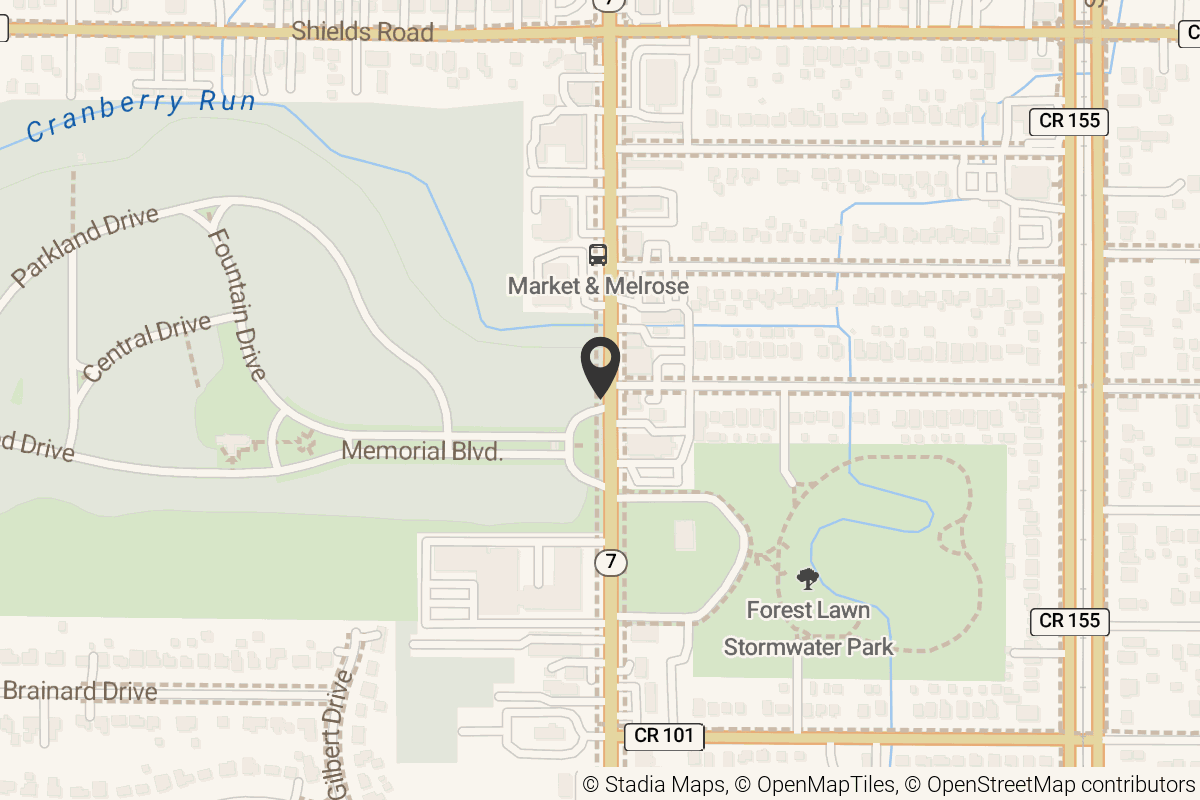 Map with location marker