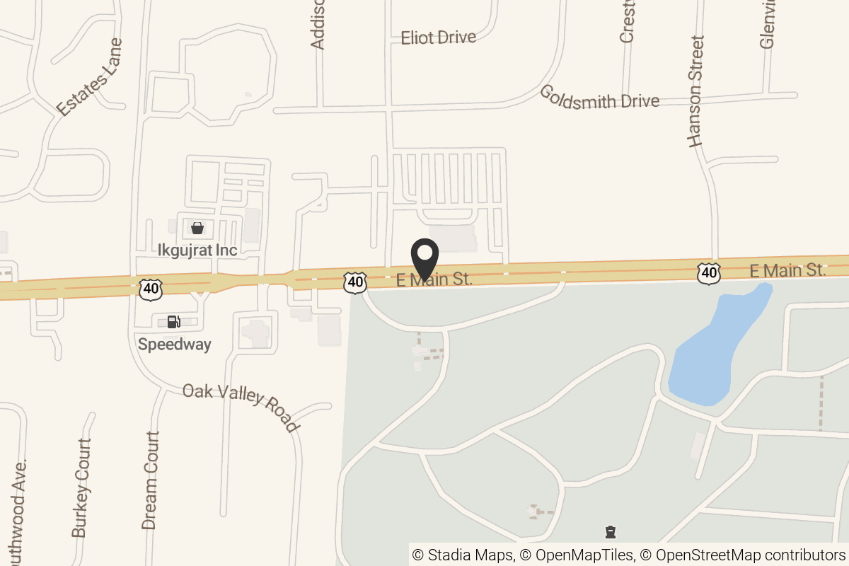 Map with location marker