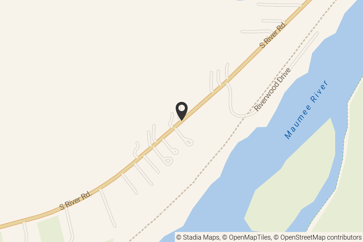 Map with location marker