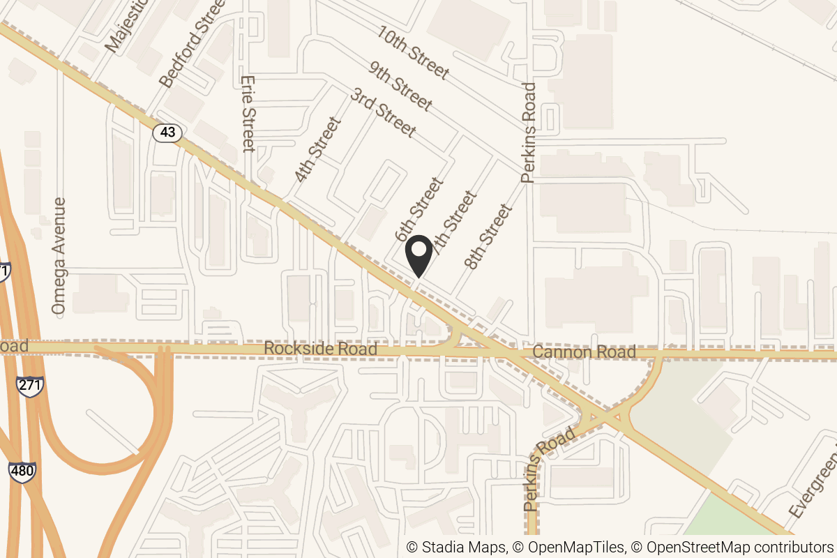 Map with location marker