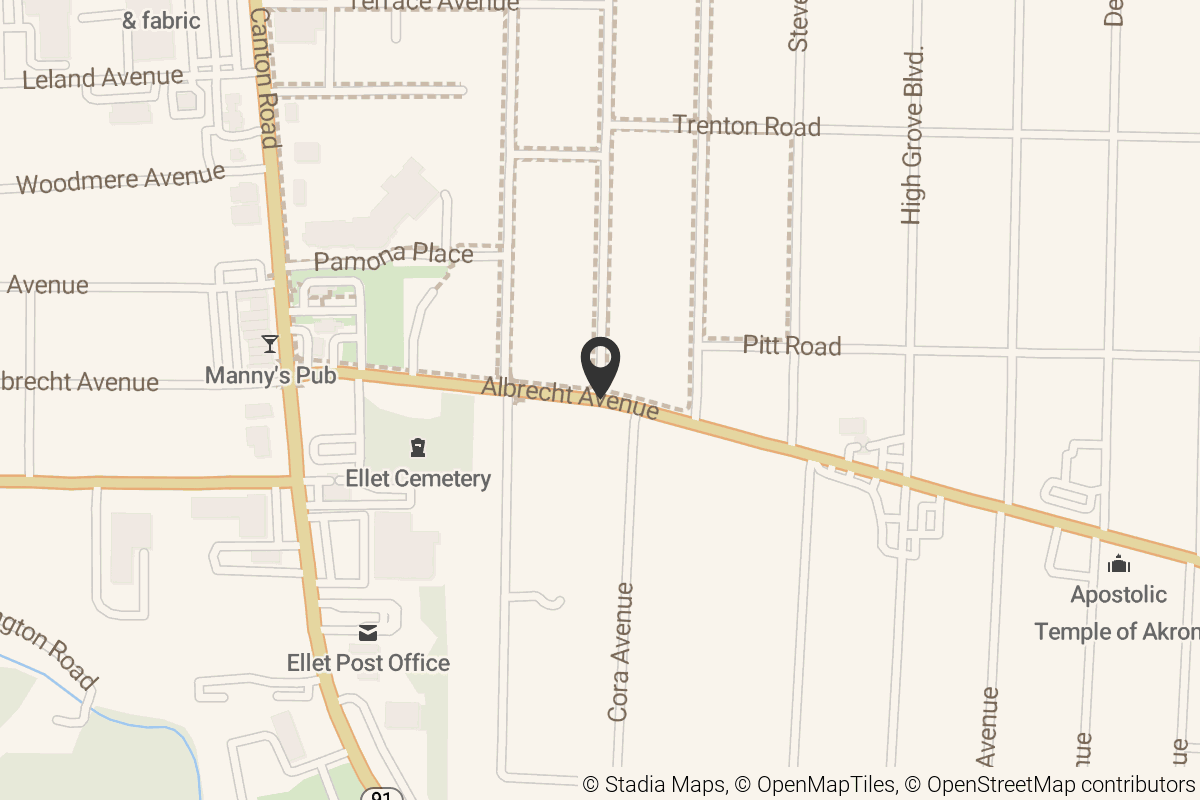 Map with location marker